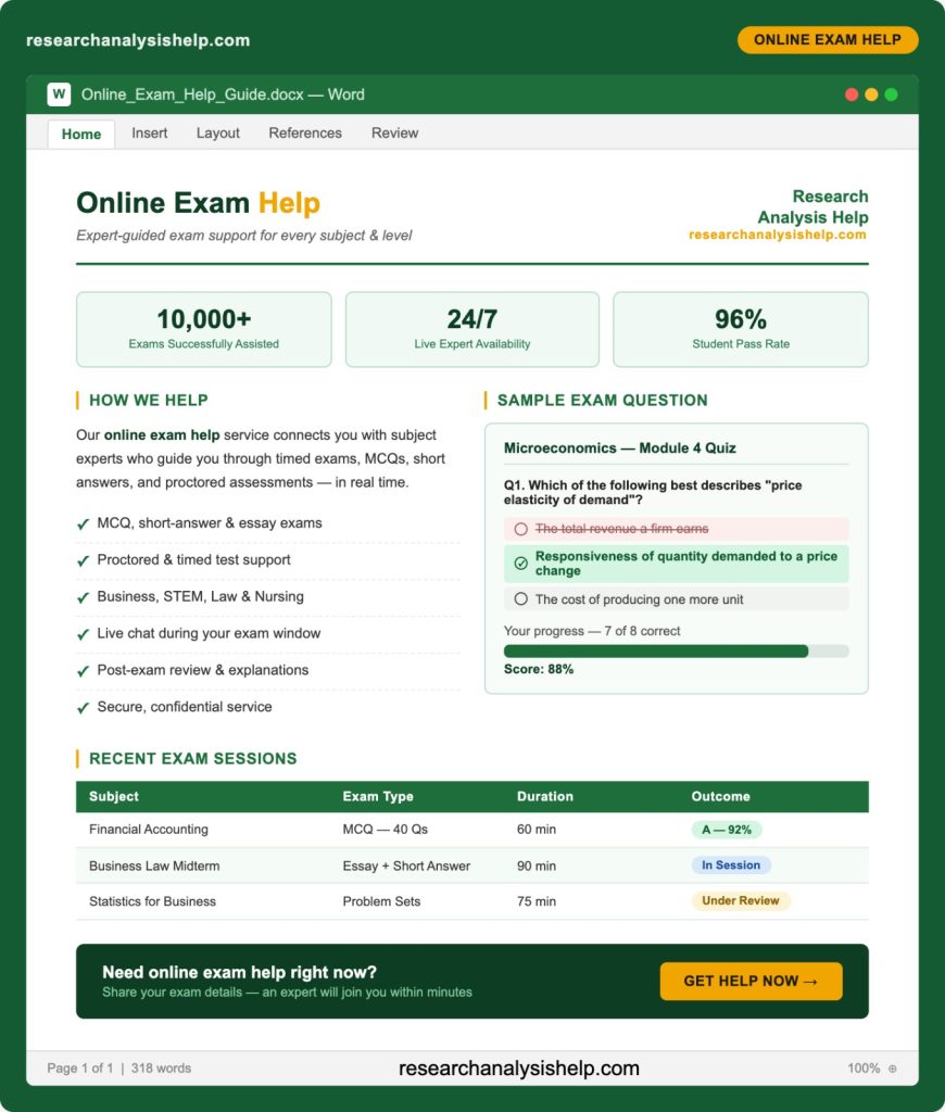 Online Exam Help